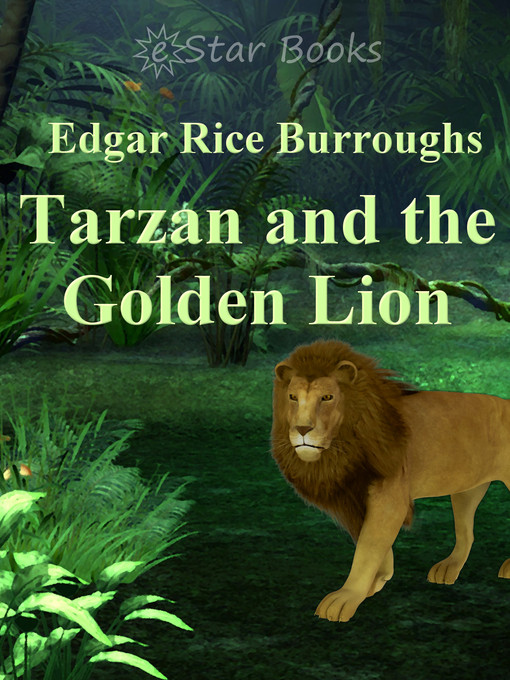 Cover image for Tarzan and the Golden Lion